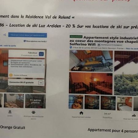 Appartement Tt Confort Au Coeur Des Montagnes Vue Sur Les Montagnes II Wifi Luz-Saint-Sauveur Eksteriør bilde